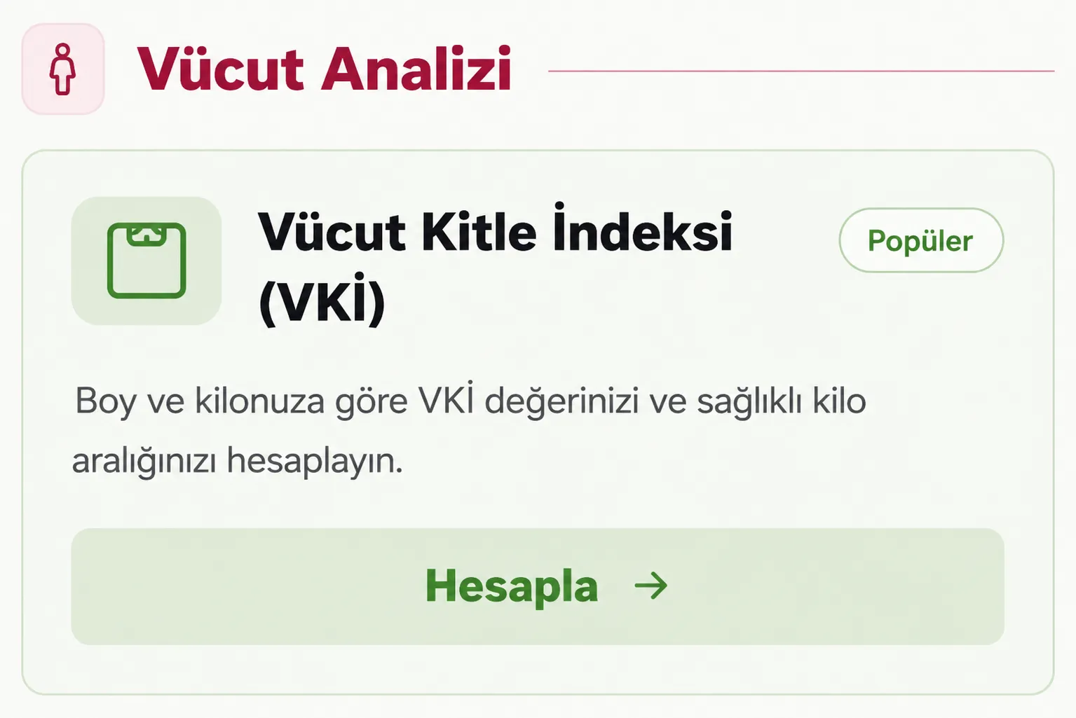 Hesaplama Araçları Vücut Hakkında Ne Söyler?