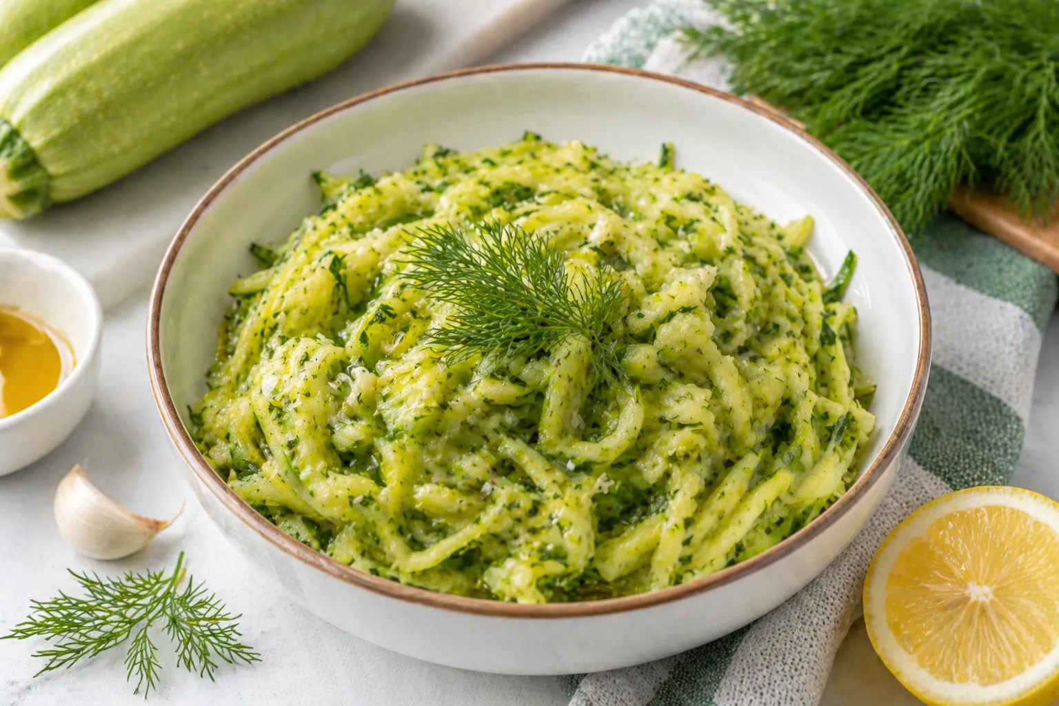 D&uuml;ş&uuml;k Kalorili Zeytinyağlı Kabak Salatası