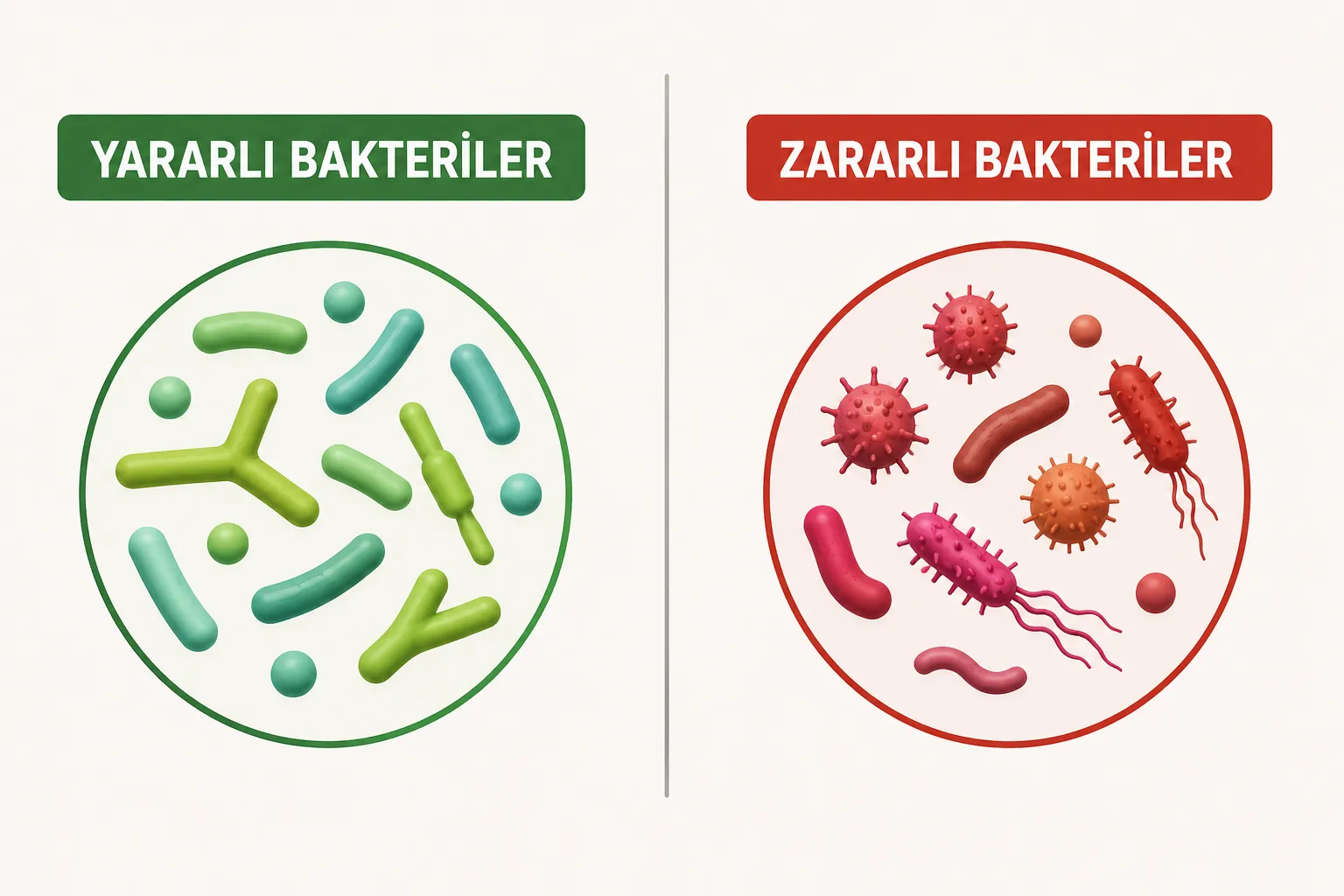 Yararlı ve Zararlı Bakteri Ayrımı