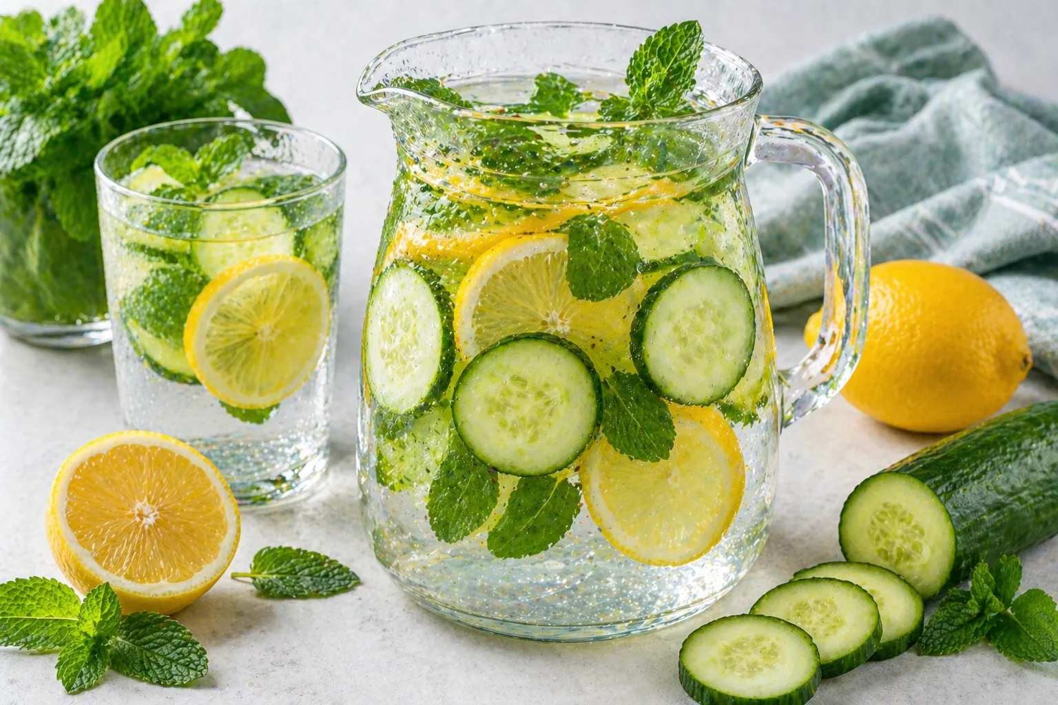 Serinleten Limonlu Detoks İ&ccedil;eceği